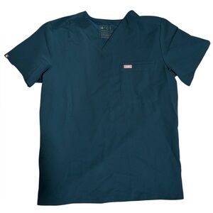 Figs Men's cerulean blue/teal scrub top
